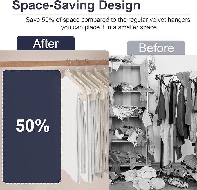 Velvet Pants Hangers - 16 Pack White Non Slip Open Ended Hanger with 360 Swivel Hook - Closet Space Saving Hanger for Heavy Pants, Jeans, Trousers, Scarf