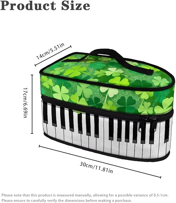 Shamrock Piano Iron Storage Case Carry Bag for Full-Size Irons Dustproof Travel Irons Carrying Organizer with Handle & Zipper Closure,Bag Only