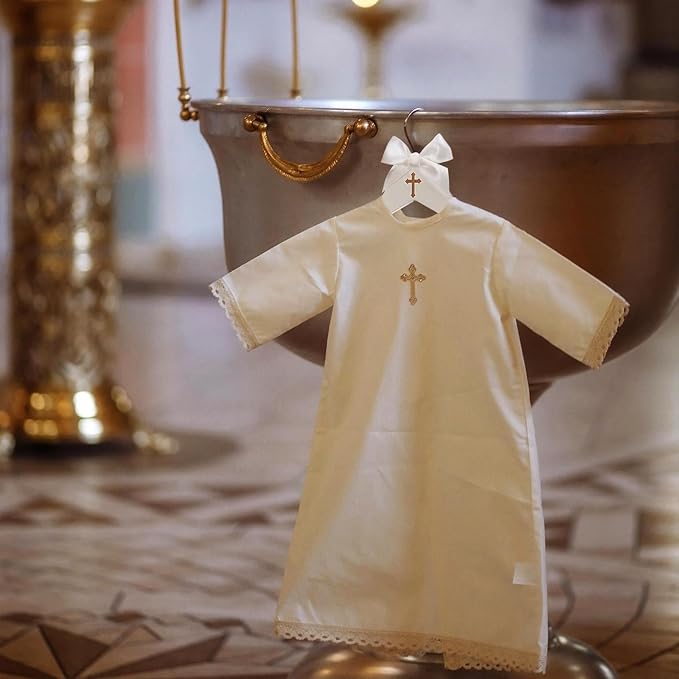 First Holy Communion Hanger First Communion Gift White Bow Dress Hanger 1st Holy Eucharist Party Favors Cross Gift Holiday Ceremony Decoration