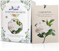 Gardenia Scented Sachet Bags - 12 Pack Closet & Drawer Freshener, Long Lasting Odor Eliminator for Wardrobes, Cars & Storage, Home Fragrance Air Freshener Sachets