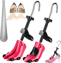 JJDPARTS Shoe Stretcher, Pair 4-Way Shoe Expander Widener Shoe Tree Extender for Women Men