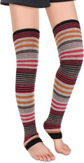 Benefeet Sox Wool Knit Leg Warmers for Women Vintage Boho Leg Warmers Long Winter Warm Thigh High Footless Boot Socks