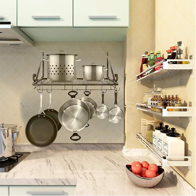 30 Pack Black S Hooks Steel Hanging Hooks Heavy Duty S Hanger Hook Metal Kitchen Pot Rack Hooks Closet Hooks for Hanging Pan, Cups, Jeans, Plant