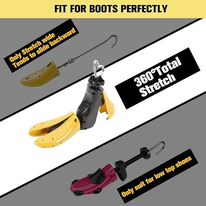 Shoe Stretchers for Sneakers Leather Cowboy Boots Stretcher For Men Women, Shoe Expander For Men Women