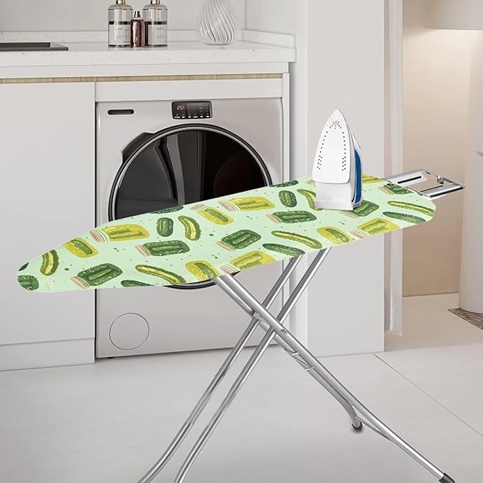 SEANATIVE Funny Ironing Board Cover and Pad Soft Stretchy Pickled Cucumber Iron Pad Covers Home Decorative Ironing Board Replacement Covers