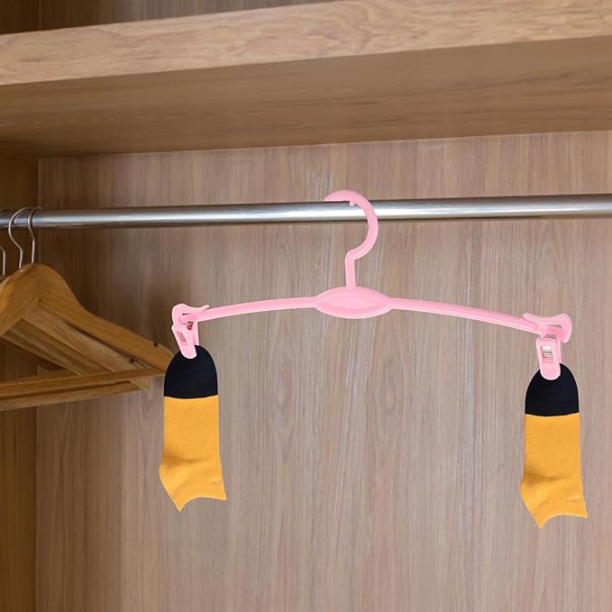 15pcs Plastic Clips Underwear Trousers Simplicity Shop Drying Clothes Pants Coat with Practical Bra Rack Dresses Panties Skirt Laundry Home Hangers for Support Holder Pink