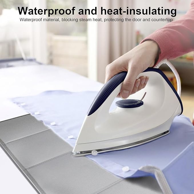 Steamer Board for Clothes, Hanging Ironing Board Hanging Steam Iron Pad for Home and Travel (26.8 x 16 in)