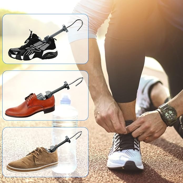 JJDPARTS Shoe Stretcher, Pair 4-Way Shoe Expander Widener Shoe Tree Extender for Women Men