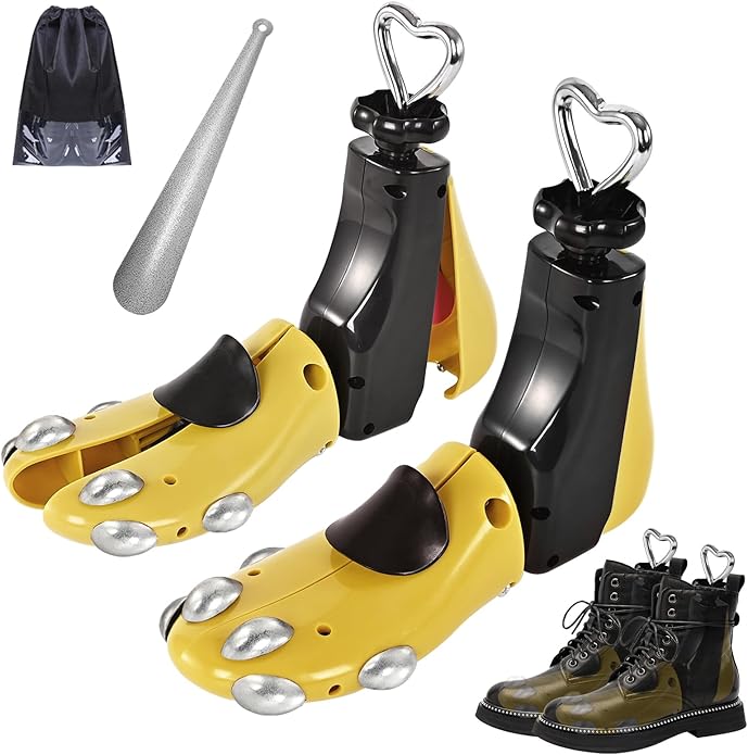 Shoe Stretcher Women Men, Boot Stretcher Wide Feet, 4-Way Shoe Widener & Expander for Stretch Length & Width
