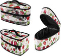 Strawberry Heart Print Steam Iron Case Travel Iron Organizer Handheld Steamer Holder with Handle Waterproof Travel Accessories, Case Only
