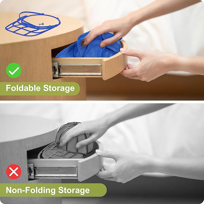Hat Washer Cage, Foldable Hat Washer for Baseball Caps/Keep shape/Suitable for Adult & Kid's/Home Storage & Portable for Travel/Black