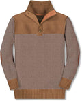 Gioberti Kids and Boys 100% Cotton Button Down Collar Knitted Pullover Sweater