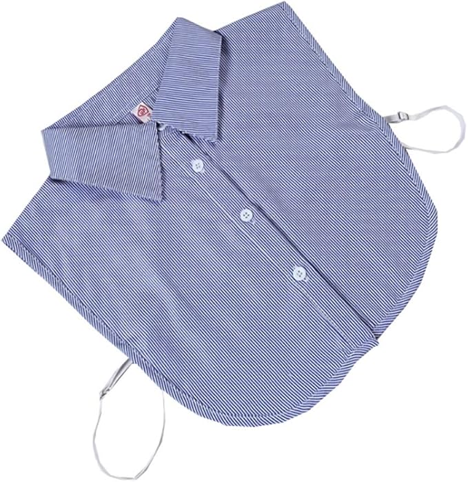 YEKEYI Lady Half Shirt Blouse - Detachable Collar Dickey for Women