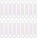 Framendino, 200 Pack Non Slip Hanger Grips Clear Rubber Adhesive Strip for Clothes Hanging Accessories
