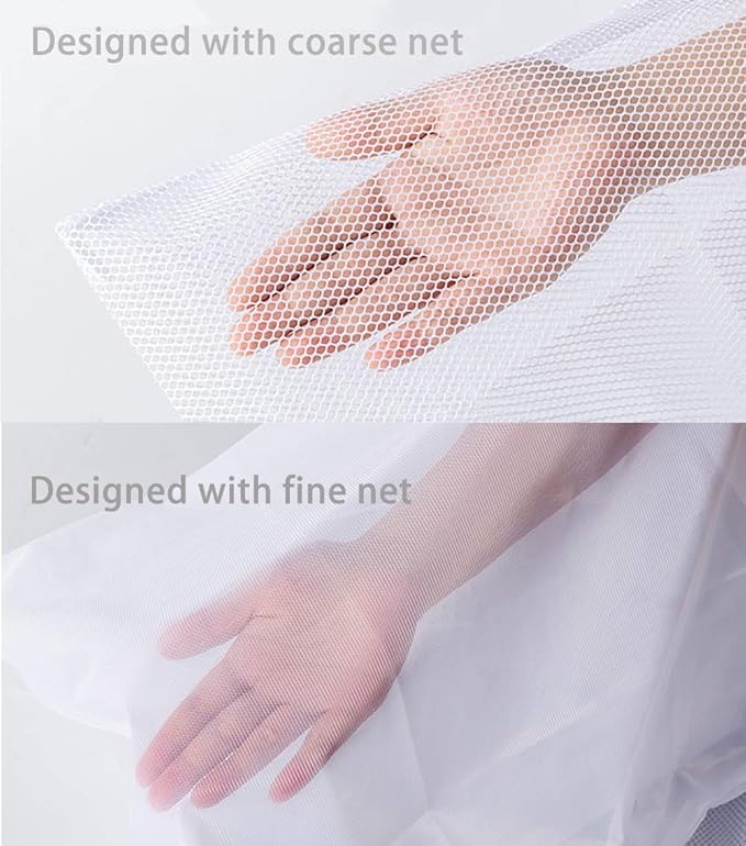Runtoo 2 Pack 36 x 36 inches Extra Large Laundry Bag Delicates Wash Bags Camp Travel Heavy Duty Zipper Big Net Sweater Curtain Bedding Robes Blanket Jumbo Toys Organizer