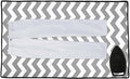 Encasa XO Ironing Mat/Pad (Large 48"x28") with 3mm Padding & Silicone Iron Rest for Steam Pressing on Tabletop or Bed - Heat Resistant, Portable, Quilting & Travel Blanket - Zig Zag