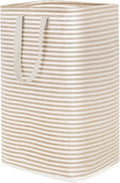 Lifewit 1 Pack Laundry Hamper Large Collapsible Laundry Baskets, Freestanding Waterproof Clothes Hamper with Easy Carry Handles in Laundry Room Bedroom Bathroom College Dorm, Beige, 80L