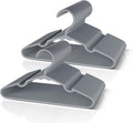 VTRIN Baby Hangers 60 Pack Large Capacity Hard Plastic Kids Hangers Suitable for All Clothes of Infant and Toddler, Such as Short, Shirts and Thick Coats, Grey