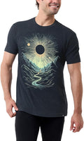 INTO THE AM Graphic Tees for Men S - 4XL Premium Short Sleeve Colorful T-Shirts Trippy Space Designs