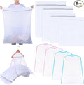 8 Pieces Extra Large Mesh Laundry Bags Large Mesh Wash Bags Delicates Bag and Zipper Laundry-Bag Blanket Washing Bag with Zipper for Washing Blankets, Bedding, Coats, Toys
