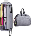 MISSLO 40" Garment Bags for Travel Moving Bags Heavy Duty Hanging Bags for Clothes Sturdy Oxford Fabric Travel Suit Bags for Closet Storage Suit Covers for Men Women