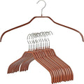 Mawa Clothing Hangers, Steel Hanger with Non-Slip Coating, for Shirts, Dresses, Camisoles, T-Shirts, 360-degree Rotatable Hook