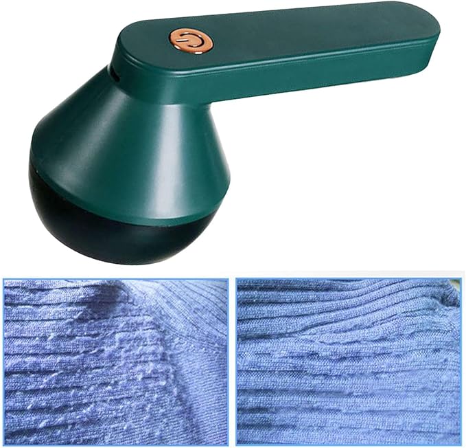Lint Remover for Fabrics, Pilling Removal Tool for Clothes and Furniture, Green
