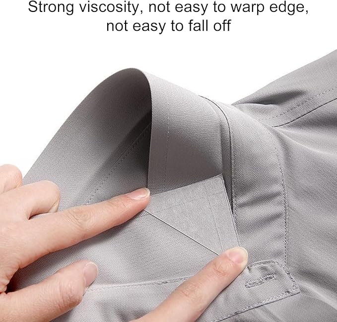 Pack of 30 Collar Stays Collar Shaper Sticker for Shirt Adhesive Strips to Keep Collars Stand Collar Fixation Pad,Meet Your Daily Needs, a Good Present to Share with Your Family and Friends