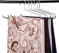 VASLIM 8 Pack Tablecloth Hanger Large Blanket Hangers Heavy Duty Black Vinyl Coated Nonslip - Great for Quilts, Comforters, Table Cloths, Towels, Sleeping Bags,Drapery and bedspreads