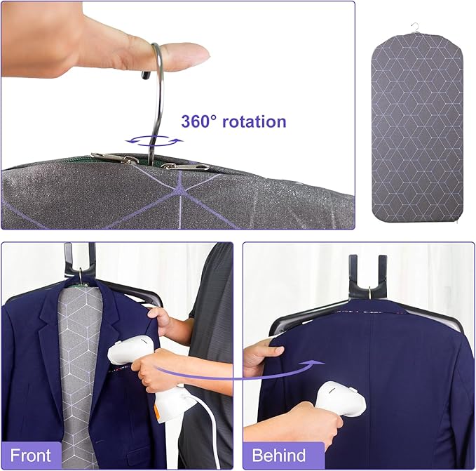 Steamer Board for Clothes,Stand for Steaming Clothes,Steamer Pad,Hanging Ironing Board (Steamer Board + Ironing Gloves)