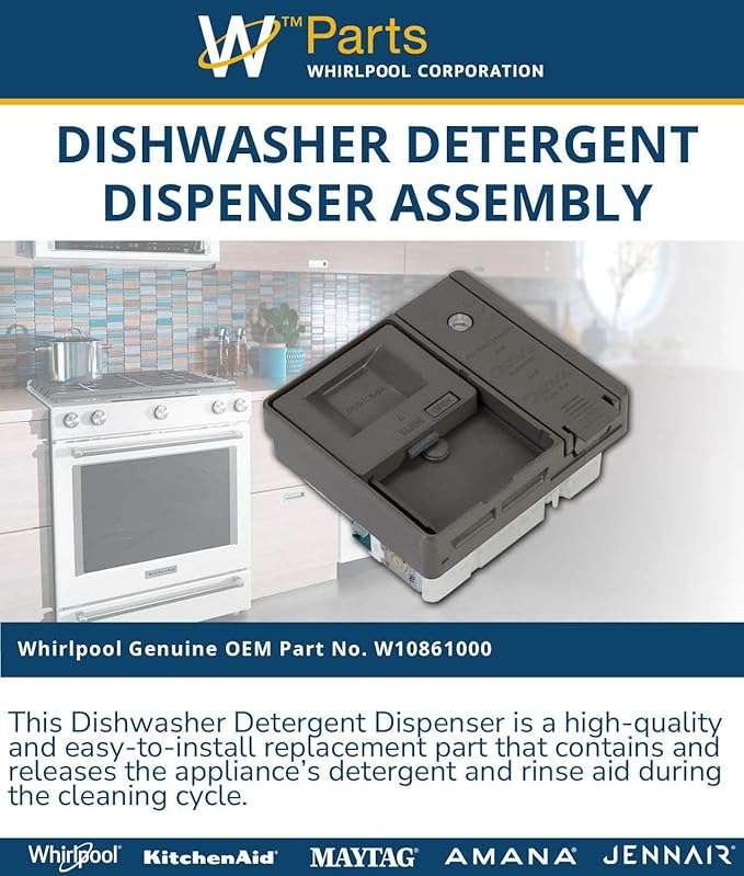 Whirlpool W10861000 Detergent Dispenser