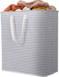 Lifewit 1 Pack Laundry Hamper Large Collapsible Laundry Baskets, Freestanding Waterproof Clothes Hamper with Easy Carry Handles in Laundry Room Bedroom Bathroom College Dorm, Grey, 100L