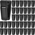 40 Pcs Plastic Baby Hanger Clips Slim-line Finger Clips Set for Clothes Hanger Velvet Hanger (Black)
