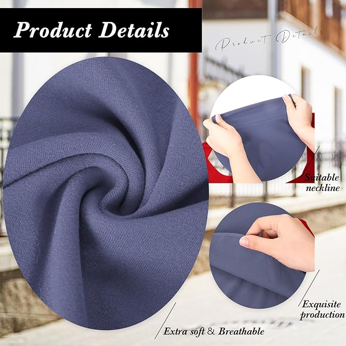 Turtleneck Dickey Extra Large Fake Collar Detachable Dickey Collar Half Mock Turtleneck for Men Women