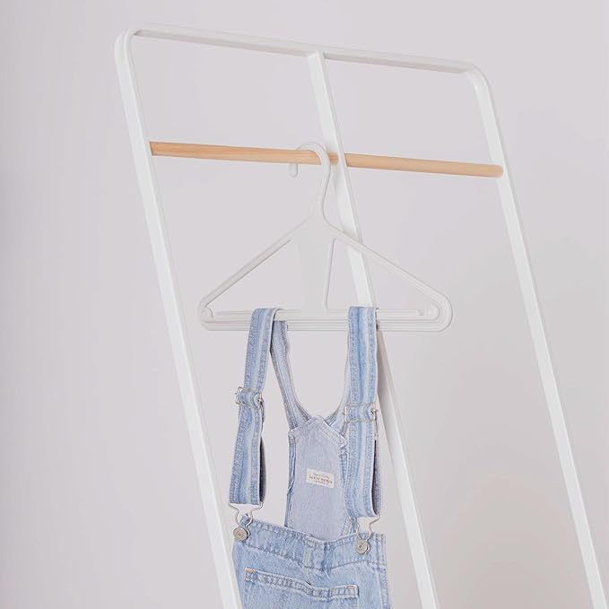 Kangaroo™ 100% Recycled High-Strength Clothing Hanger, Pants, Shirt, Suit, Coat - Patented, Heavy Duty, Non-Slip, Hangeroo - Includes Hacks, Tips, Tricks Booklet – Made in USA (Oatmilk 30-Pack)