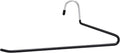 Amazon Basics Non-Slip Trouser/Slack Hangers, Pants Closet Organizer with Easy Slide Design, Metal with Rubber Coating, Black/Silver, 30-Pack