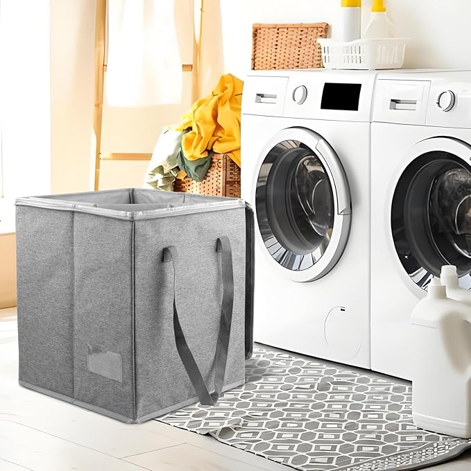 Clothes Hanger Organizer Bag-Rigid, Hanger Storage Containers with Lid, Large Hanger Holder Separate Triangle Hanger Caddy Organizer Box for Closet Tidier Laundry Rooms Wardrobe Drying Rack