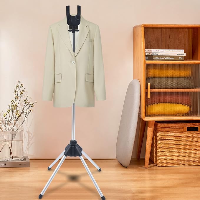 Hanging Ironing Rack, Garment Hanger, Drying Rack Handheld Clothes Steamer Holder Fabric Steamer Ironing Steamer Bracket Pants Hanger Telescopic Folding Hanger Garment Steamer Accessories