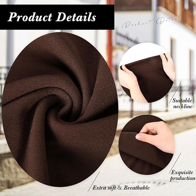 Turtleneck Dickey Extra Large Fake Collar Detachable Dickey Collar Half Mock Turtleneck for Men Women