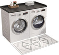 Washer Dryer Countertop, 27.5" x 54" Washer and Dryer Countertop with Non-Slip Pad,Large Laundry Topper for Laundry Room Organization,Black