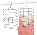 2 Pack Bra Hanger for Closet, Tank Top Hangers, Sturdy Metal Space Saving Hanger Sport Bra Holder, Closet Organizers and Storage, Black
