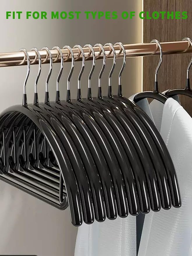 SLMT Sweater Hangers No Shoulder Bump Metal Coat Hangers Non Slip Clothes Hangers for Closet (20 Pack)
