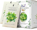 Mint Scented Sachet Bags - 12 Pack Closet & Drawer Freshener, Long Lasting Odor Eliminator for Wardrobes, Cars & Storage, Home Fragrance Air Freshener Sachets