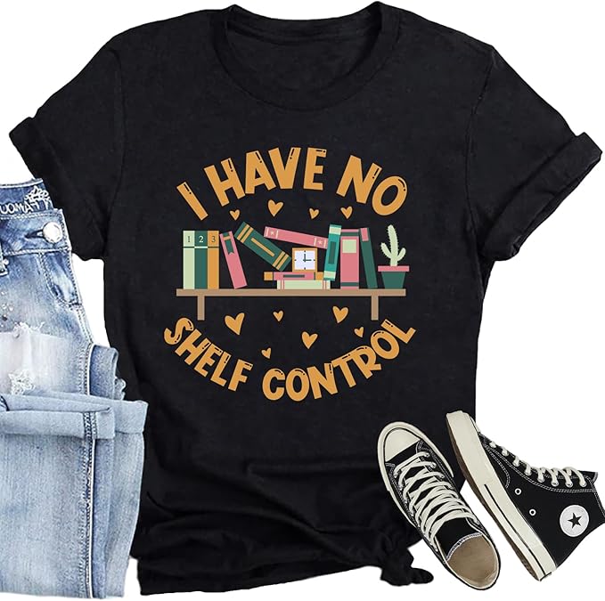 Book Lover Shirt for Women Read Books Be Kind Stay Weird T-Shirt Funny Teacher Shirt