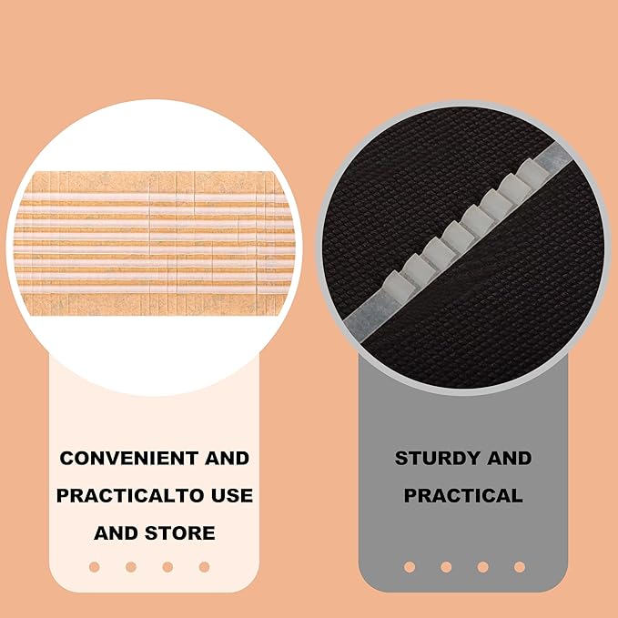 Clear Non-Slip Adhesive Strips for Wooden Hangers 200 Pcs - Anti-Skid Grip for All Hanger Types - 2.8x0.2 Inch, Ideal for Thicker Hangers - Easy-to-Apply Rubber Grippers (200)