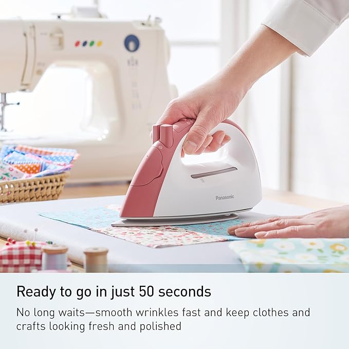 Panasonic Cordless Steam Iron, Compact, Light, with Charging Station NI-QL300R