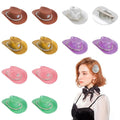12 Pcs Mini Cowboy Hat Hair Clips Small Miniature Cowgirl Western Hat Hair Clip for Women Hair Accessories Glitter Star 6 Colors
