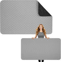 Tegeme Extra Large Ironing Mat (35.4 x 63 Inch), Heat Resistant Ironing Blanket, Quilted Iron Board Pad for Table Top, Countertop, Home, Laundry Room, Foldable for Quilting and Travel
