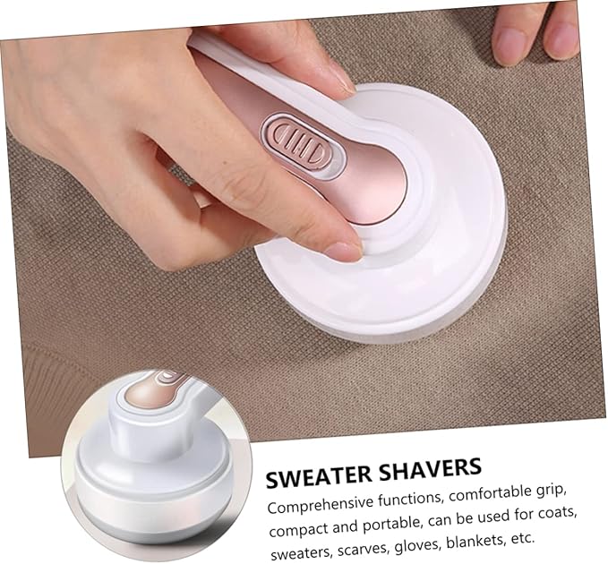 1Pc Rechargeable Fabric Shaver Lint Remover USB Charging Sweater Shaver with Long Battery Life Portable Garment Remover for Coats Sweaters Blankets and More
