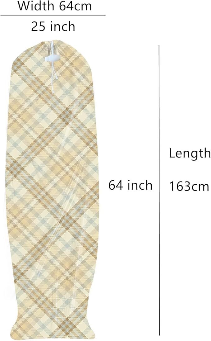 Ironing Board Storage Bag, Dust, Stain Resistant, Ironing Board Protector, Foldable, Washable Ironing Board Dust Cover, Extra Large Size (163 * 64cm)
